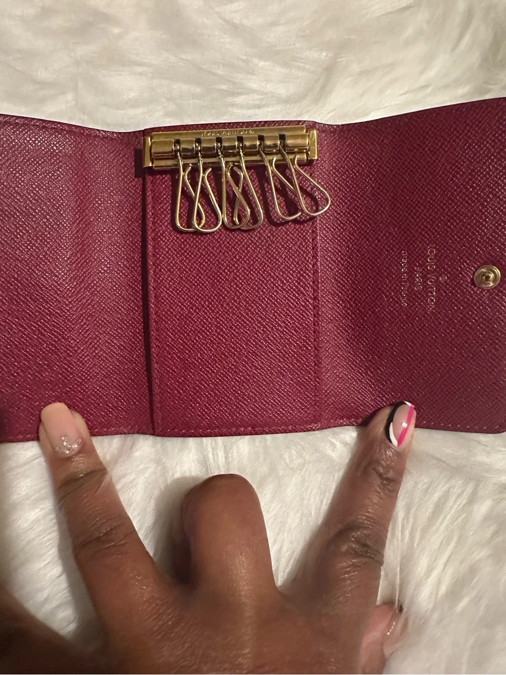 Louis Vuitton Monogram Multiclés 6 Key Holder Fuchsia Full Set Giftable